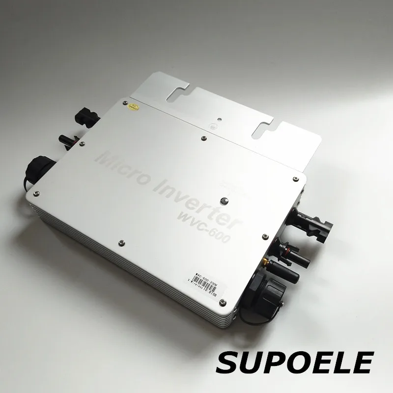 Водонепроницаемый микроинвертор WVC600 с солнечной сеткой IP65 600 Вт функцией