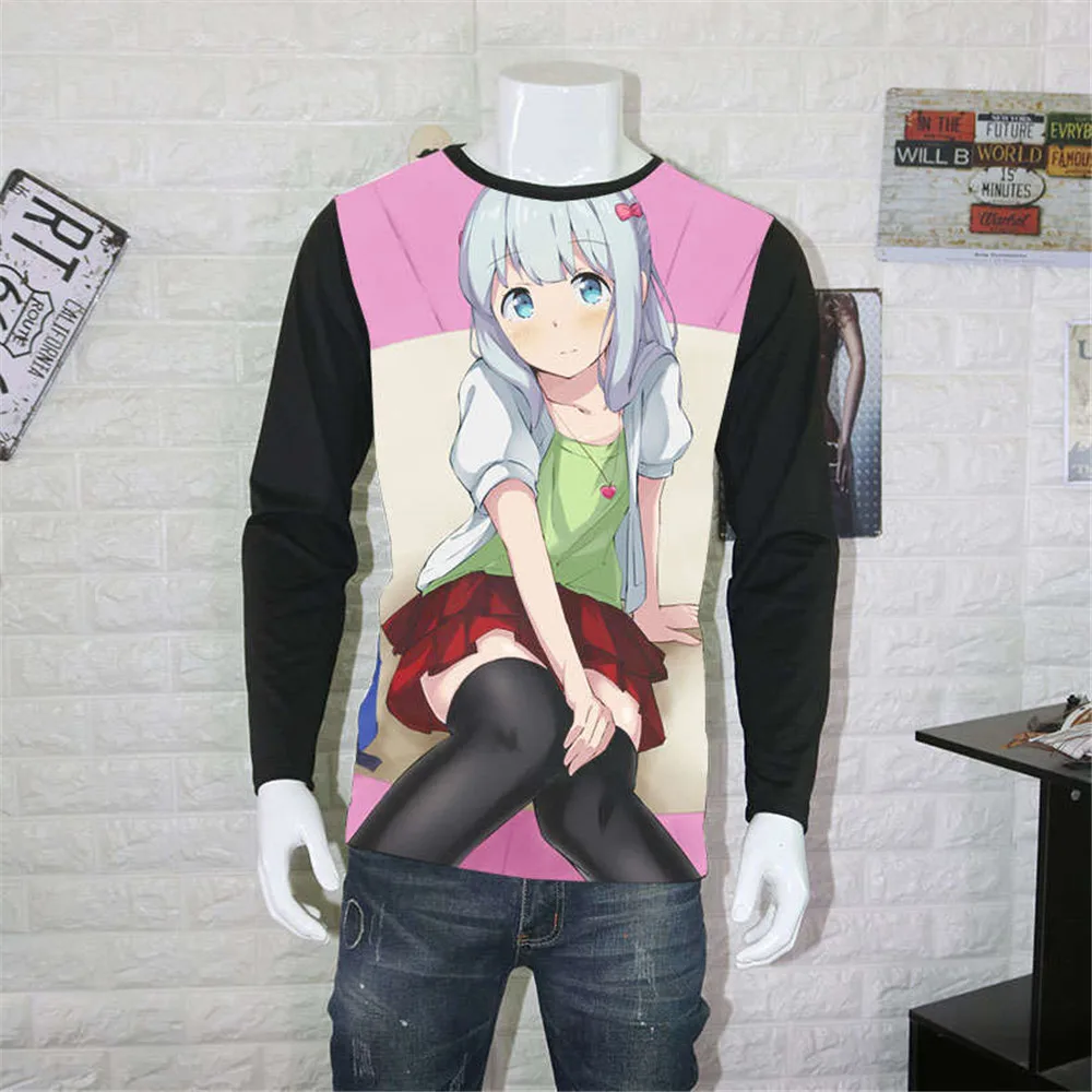 Аниме костюмы для косплея Eromanga Sensei Sagiri футболка Izumi аниме Мужская Masamune женская