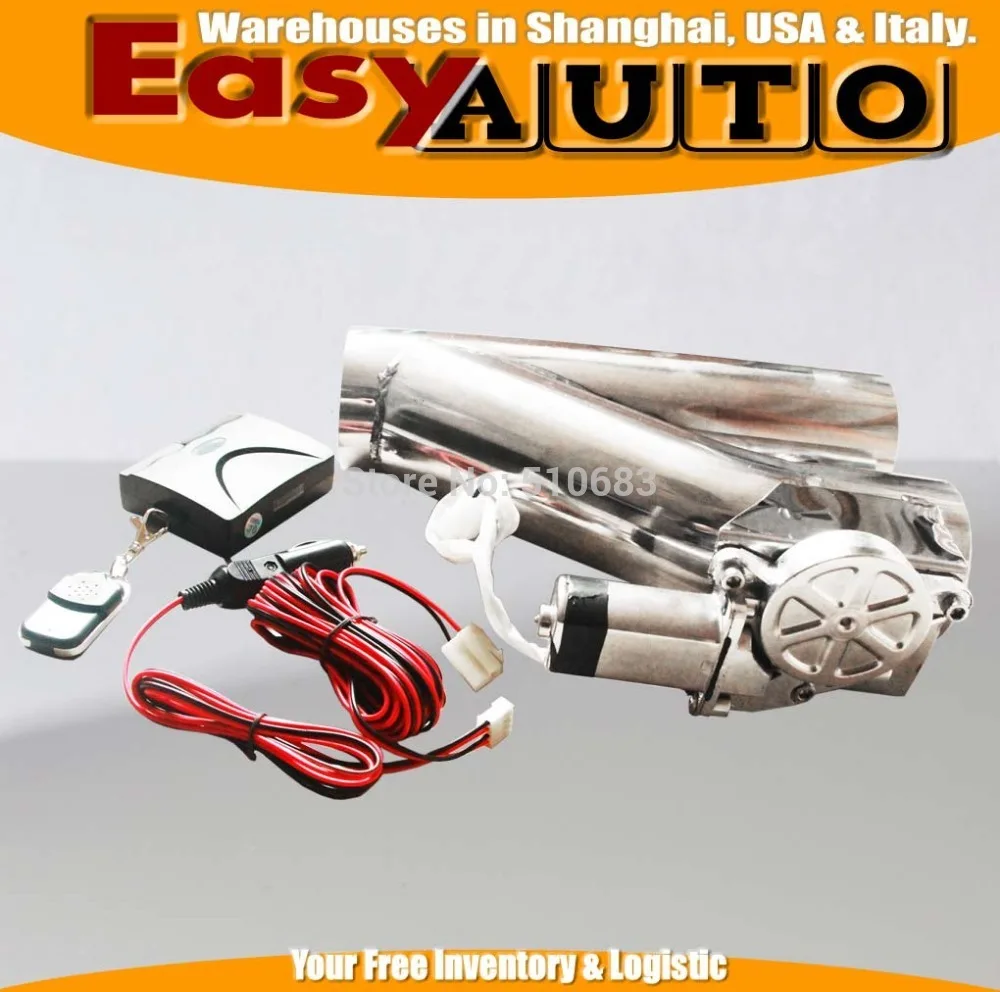 63 мм 2 5 &quotУдаленная электрическая выхлопная система Catback Downpipe вырез E-Cut Out |