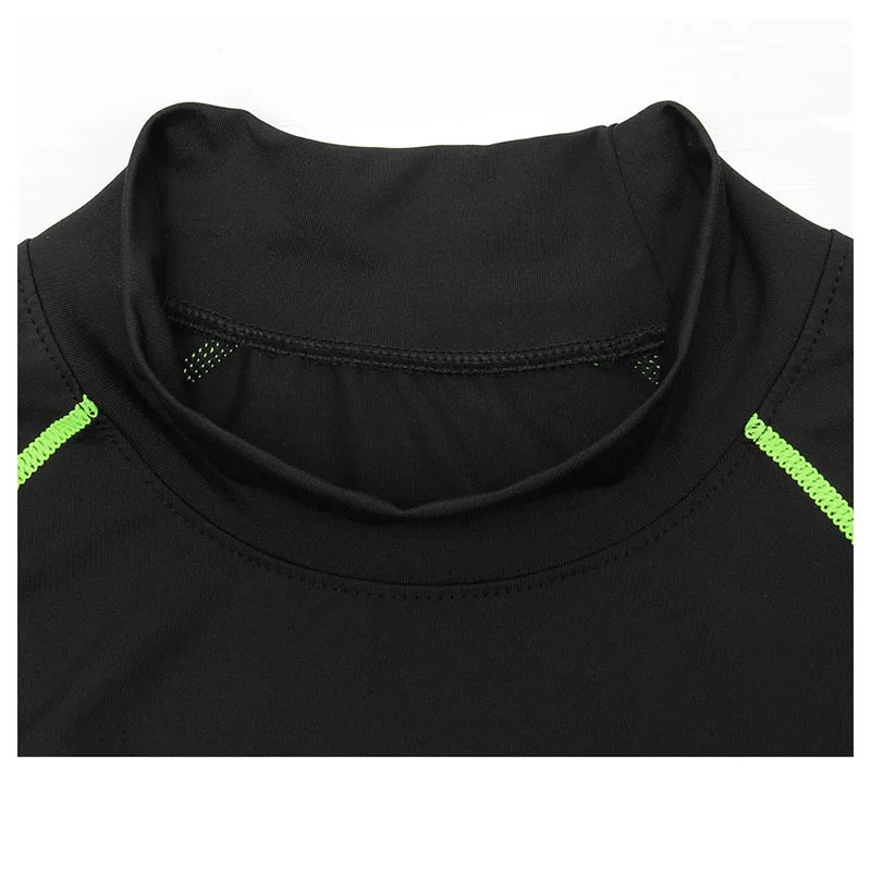 Термальность нижнее белье для мужчин с высоким воротником camiseta termica спортивные