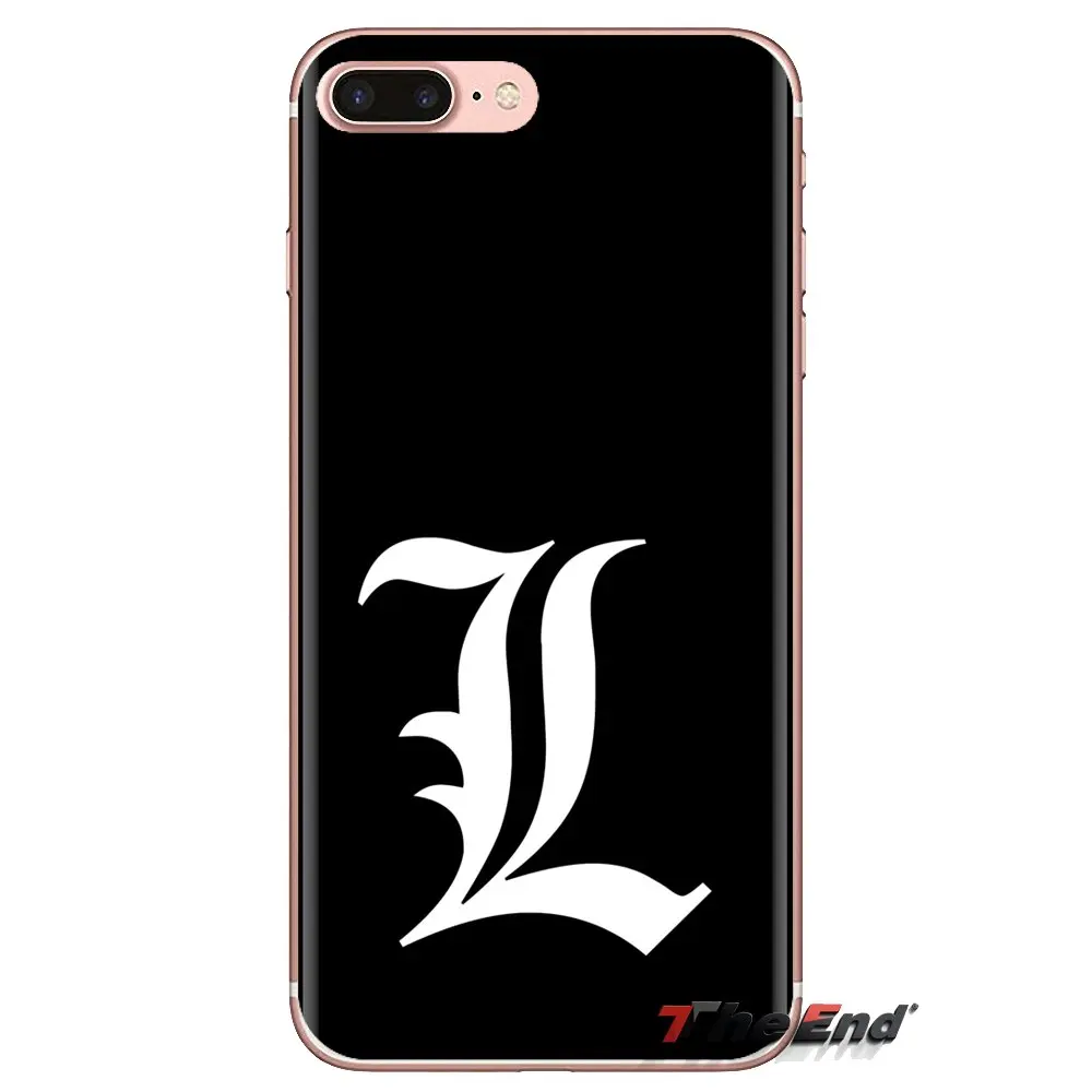 Transparent Soft Shell Covers For iPod Touch Apple iPhone 4 4S 5 5S SE 5C 6 6S 7 8 X XR XS Plus MAX Anime Death Note anime |