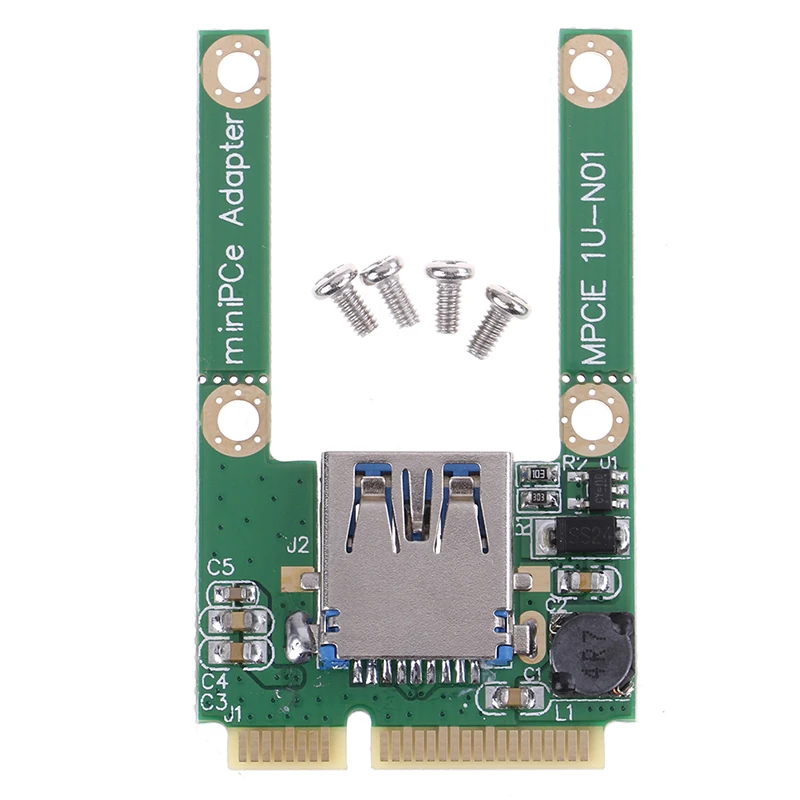 Переходник Mini Pcie к USB 2 0 адаптер Pci e PCIE Express с винтовыми фитингами|Платы расширения|
