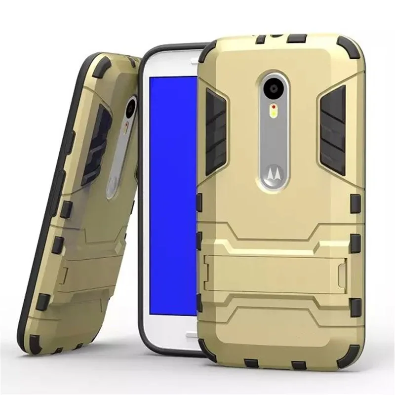 Для Motorola G3 ТПУ & PC телефон случаях 2in1 противоударный Прочный Combo Броня чехол для