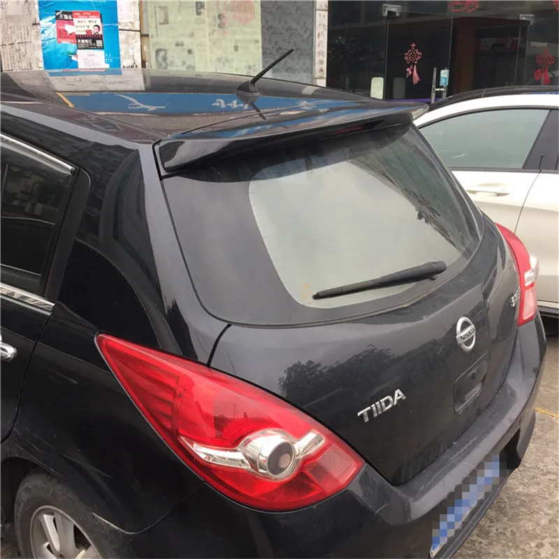Для Nissan Tiida спойлер высокого качества ABS Материал заднее крыло автомобиля