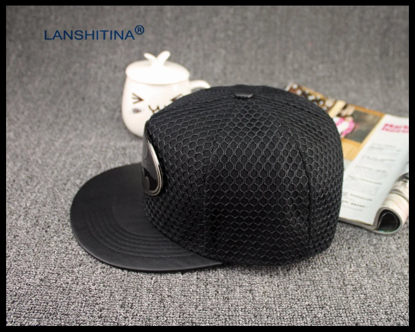 Горячие Продажи Кожа Брим Вс Шляпу Грузовик Утюг Бэтмен Хип-Хоп Бейсболки Для