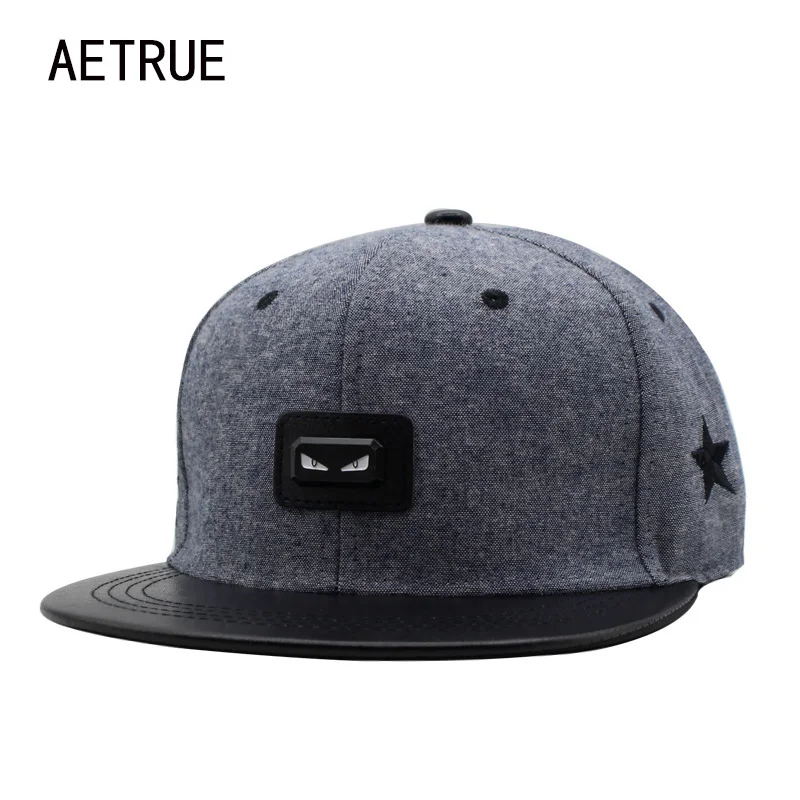 Бейсболка AETRUE для мужчин и женщин Кепка Snapback хип-хоп брендовая с регулируемой