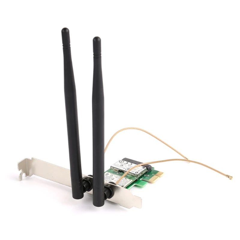 AR9281 Настольный Wlan беспроводной Wifi PCI-E адаптер карты PCI-1X 300 м с двойной несъемной
