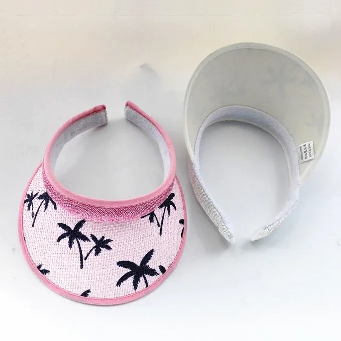 Летняя детская одежда кокосовые пальмы напечатанные солнцезащитный козырек