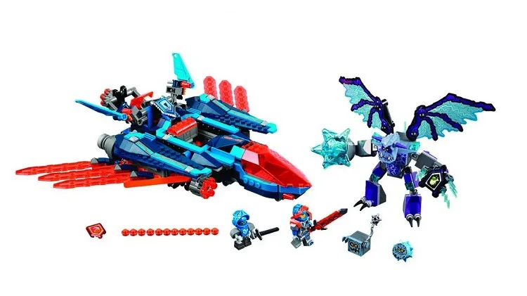 10596 Nexus Chevaliers Argile de Falcon Combattant Blaster DIY Construction Brique Garcons Jouets Cadeau совместимый 70351|falcon