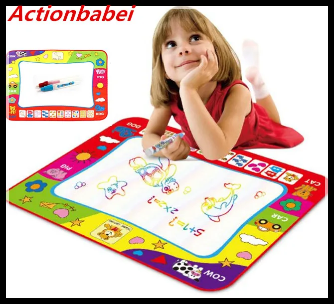 Actionbabei хит продаж Большой размер 80x60 см водные игрушки для рисования коврик