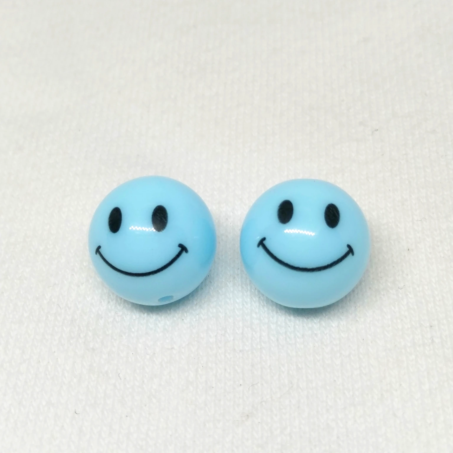 10 шт. 14 мм smiley face узор круглые осветляющие бусины из смолы, браслет серьги аксессуары для изготовления украшений, популярный