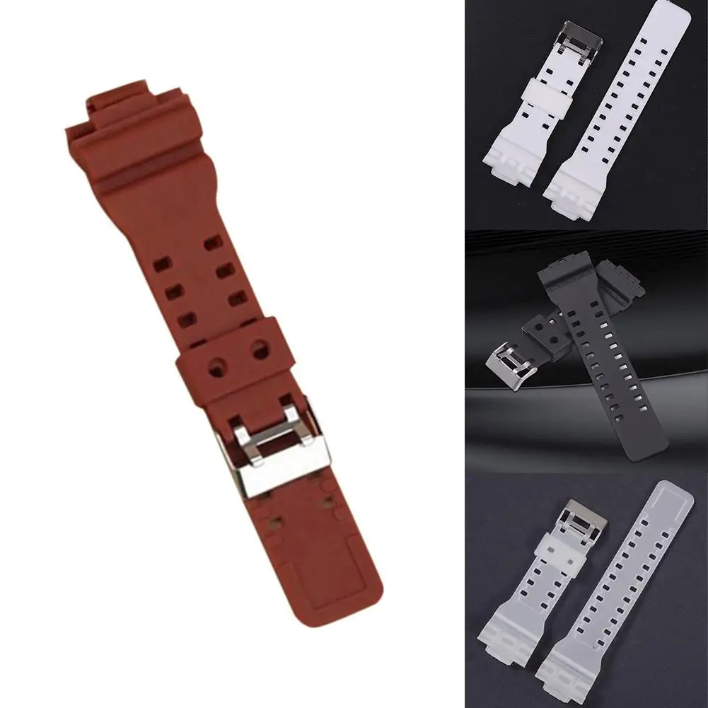 Ремешок для часов из матового силиконового каучука замена 22 мм CASIO G