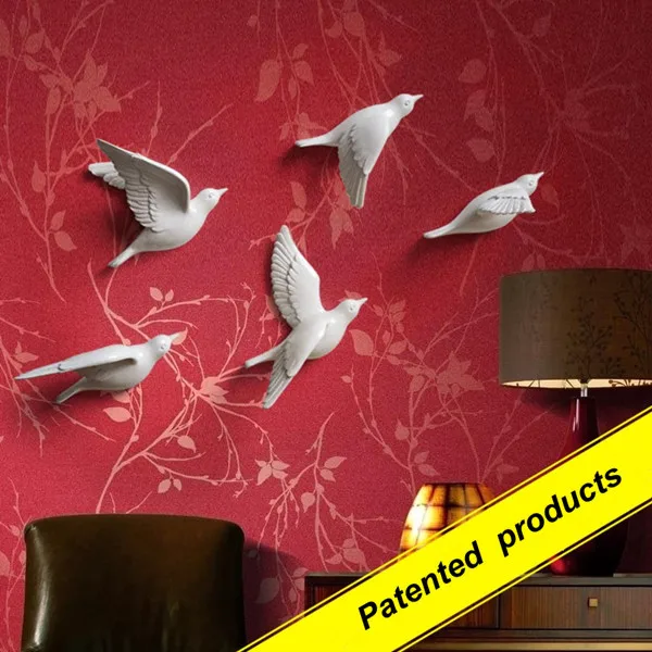 

1pcs Fashion resin muons stereo wall decoration tv background wall bedroom wall stickers