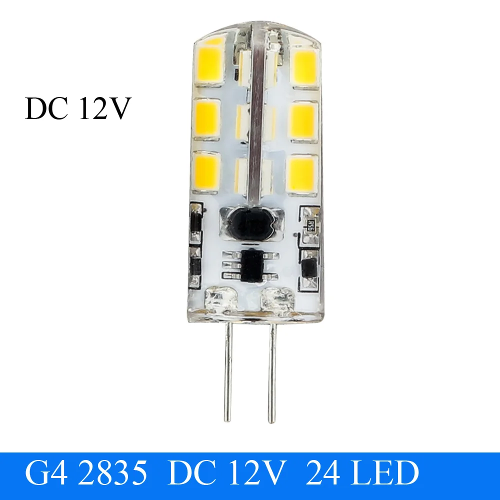 Силиконовые лампы MengJay 2835/3014 SMD 3 Вт 2 12 в пост. Тока/12 Тока 35 30 20 15 сменные галогенные