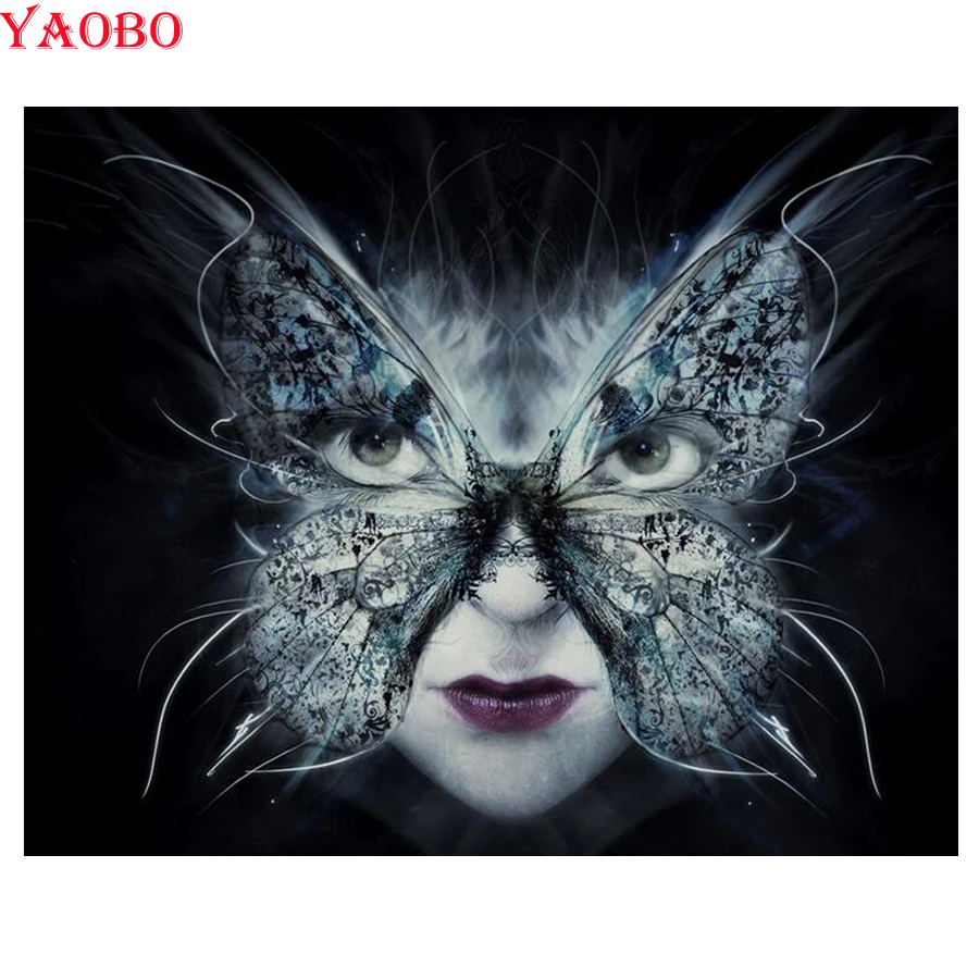 Алмазная картина на заказ сделай сам полностью квадратная фантазия маска