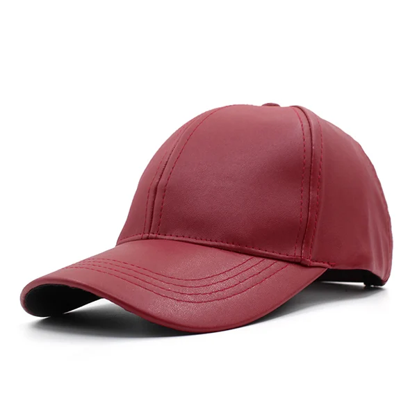 wine red YOUBOME модная бейсболка Мужская брендовая кожаная бейсболка кепка-trucker кепки женские шапки для мужчин PU Повседневная Кепка - Цвет: wine red