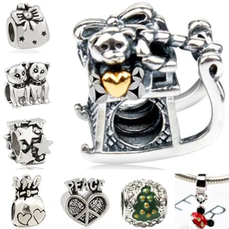 Панк тибетского серебристого цвета маленькие звезды лист обезьяна Ежик сердца