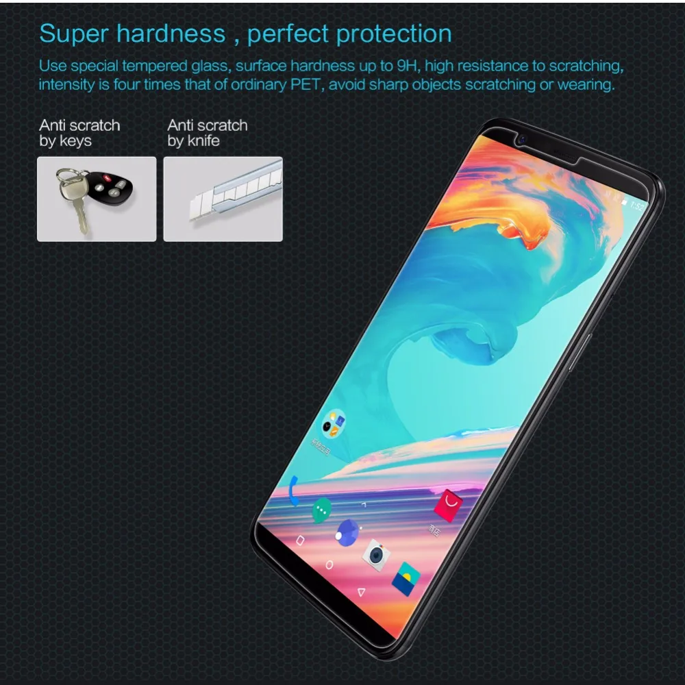 Защитное стекло NILLKIN Amazing H / + PRO закаленное для Oneplus 5t пленка A5010|tempered glass nillkin|nillkin