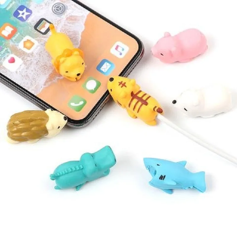 Протектор кабеля для Iphone устройство намотки держатель телефона аксессуар chompers