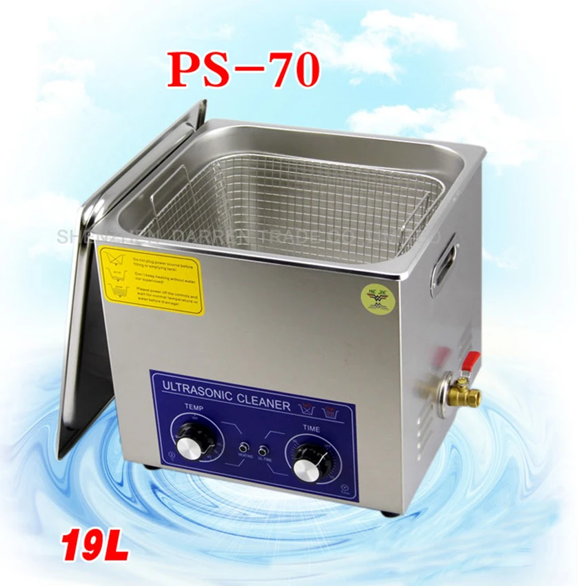 1PC 19L PS-70 PCB board / computer hardware accessories ultrasonic cleaning Machine 40 000 Hz/360W 110/220V | Бытовая техника