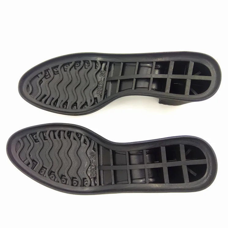Rubber soles Women's belt with non-slip wear-resistant high wedge heel accessories Leather shoes low boots outsole
