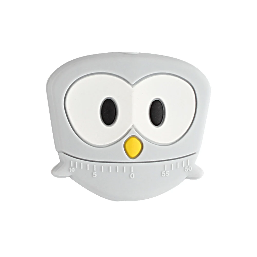 Light Gray Держать& grow сова силиконовые бусины материал, не содержащий BPA для DIY Детский аксессуар для прорезывания зубов аксессуары ребенка игрушка для прорезывания зубов подвеска-прорезыватель подарок - Цвет: Light Gray