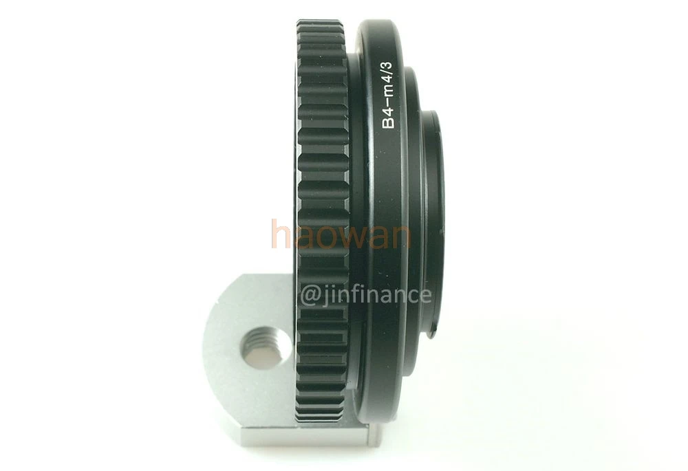 Кольцо-адаптер для штатива B4 2/3 &quotобъектив FUJINON panasonic M4/3 m43 GH4 GH5 BMPCC BMCC GF7 GF6 GM1 GX7 GX8 EM5