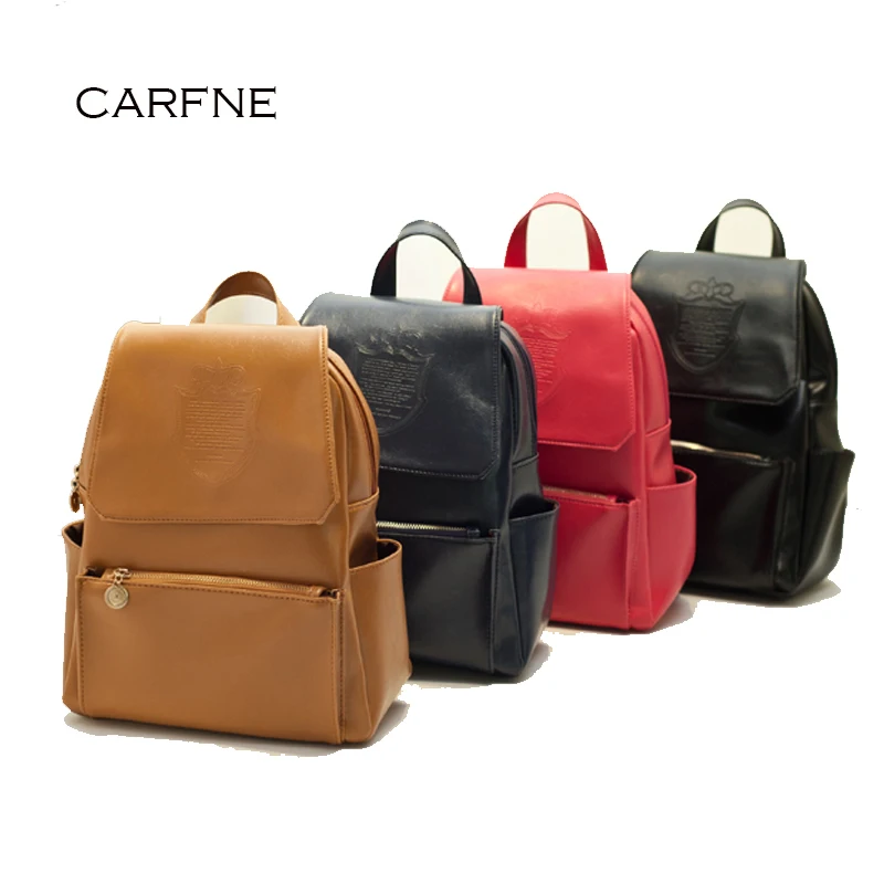 Women Unisex backpack letter print Embossed daily school bag Shoulder Bag Satchel CrossBody Faux Leather Cavas YANG | Багаж и сумки