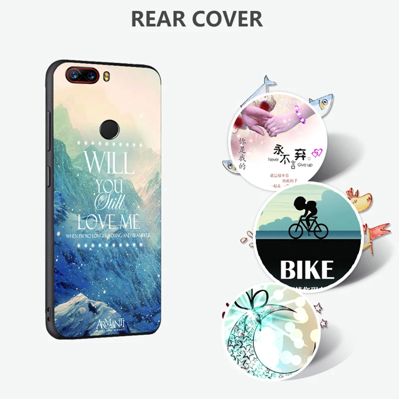 ZTE Nubia Z17 Case Original Cover for bag Skin Wolf Fish Skull z17 Fundas 100% BiNFUL |