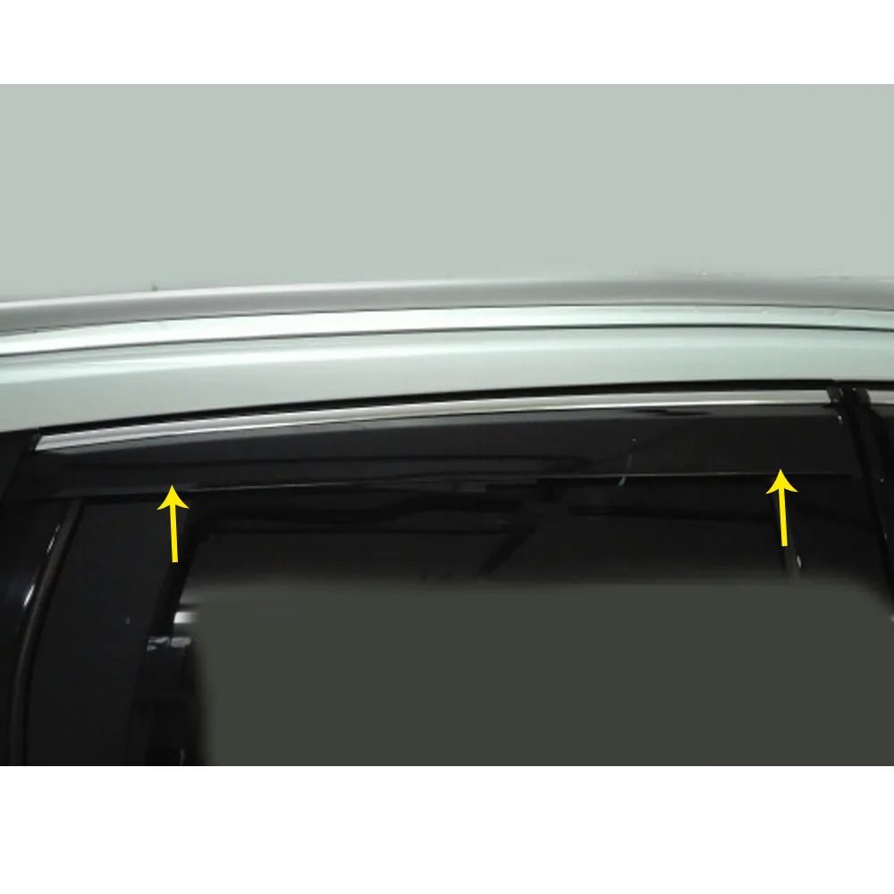 4 шт. пластиковые ветрозащитные стекла для Ford Kuga Escape 2017 2018 2019 2020 2021|wind visor|rain window