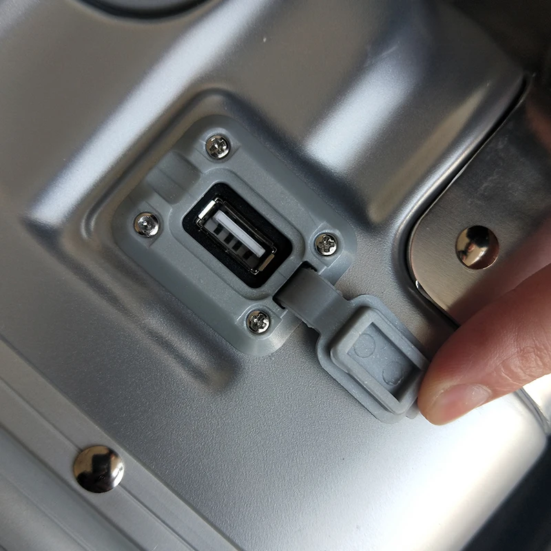 USB винтажный кожаный чемодан на колесиках для путешествий ПК алюминиевая рама с