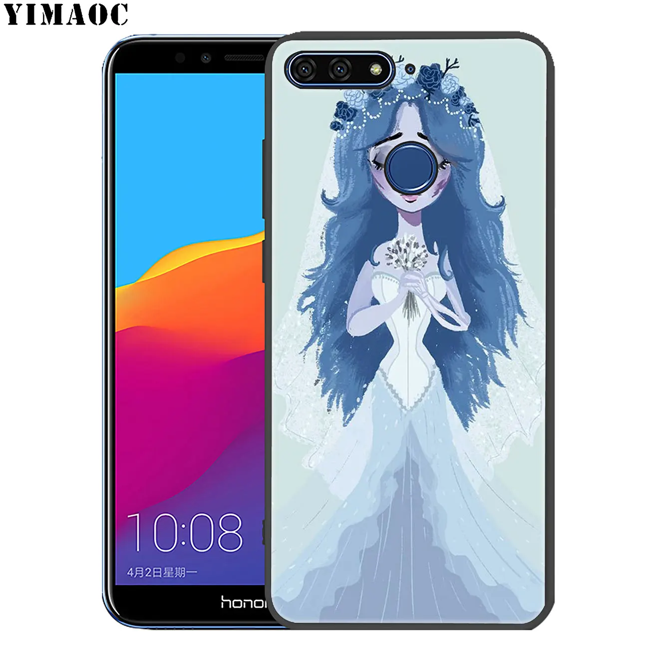 Мягкий силиконовый чехол YIMAOC для телефона с изображением трупа невесты Huawei P20 Pro