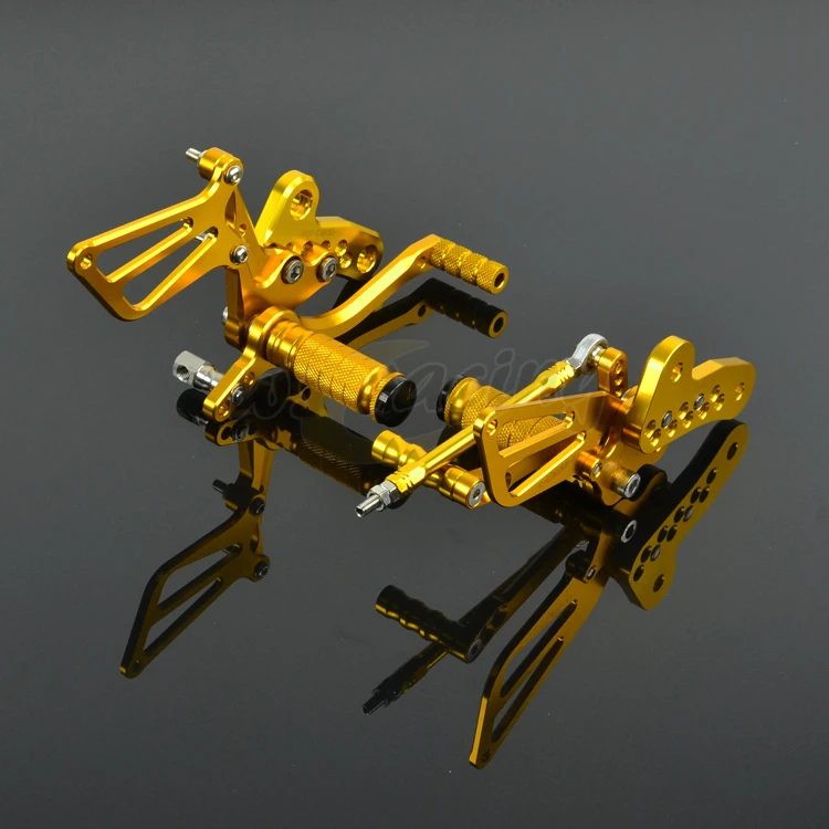 Регулируемые подножки для мотоциклов с ЧПУ педалей SUZUKI GSXR1300 GSX1300R 1999 2013|foot pegs|billet