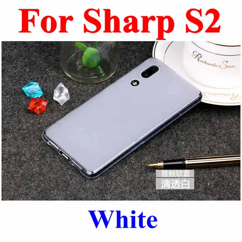 ZiQi Мягкий ТПУ чехол для Sharp S2 чехол s ультра-тонкий мягкий ТПУ задняя крышка для телефона защитная оболочка для Sharp Aquos S2 capa Coque