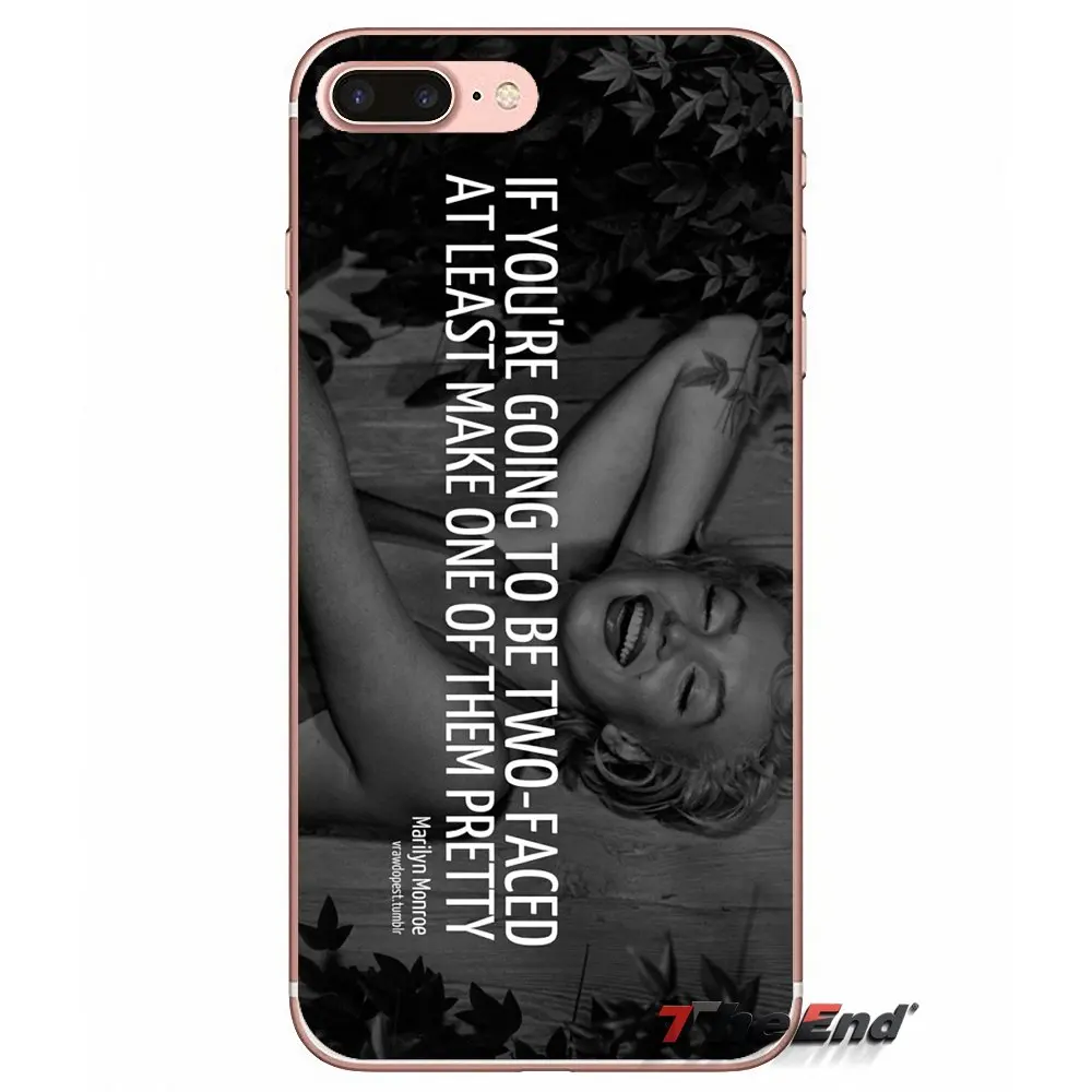 Чехол для телефона Huawei G7 G8 Ascend P7 P8 P9 Lite Honor 4C 5X 5C 6X Mate 7 8 9 Y3 Y5 Y6 II Pro Marilyn Monroe Im с