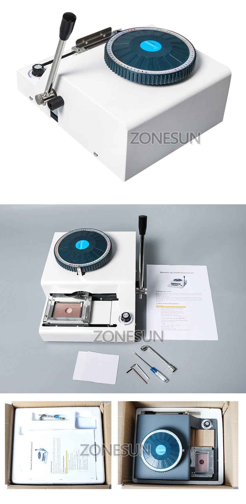 ZONESUN DIY на заказ 72 персонажа ПВХ карты устройство для рельефного тиснения, пресс штамповочная машина Кредитная ID VIP магнитная машина для тиснения