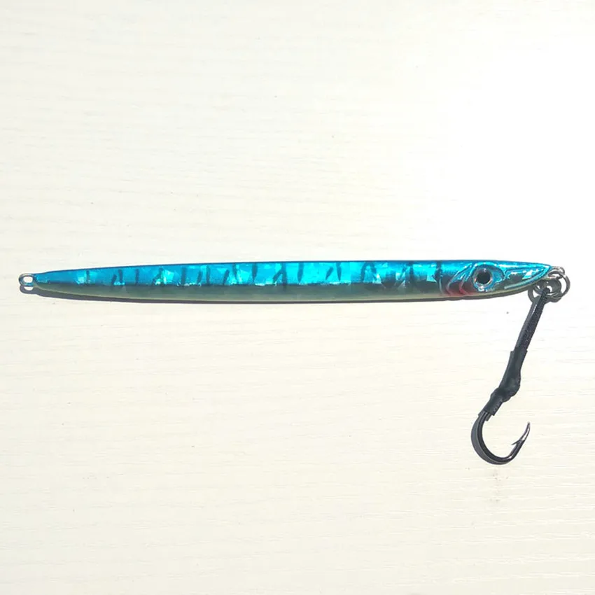 

100g Jigging Fishing Lures Oversea Jig Bait With Hook Boat Fishing Bait Quality Metal Lure 1 Pcs/Lot