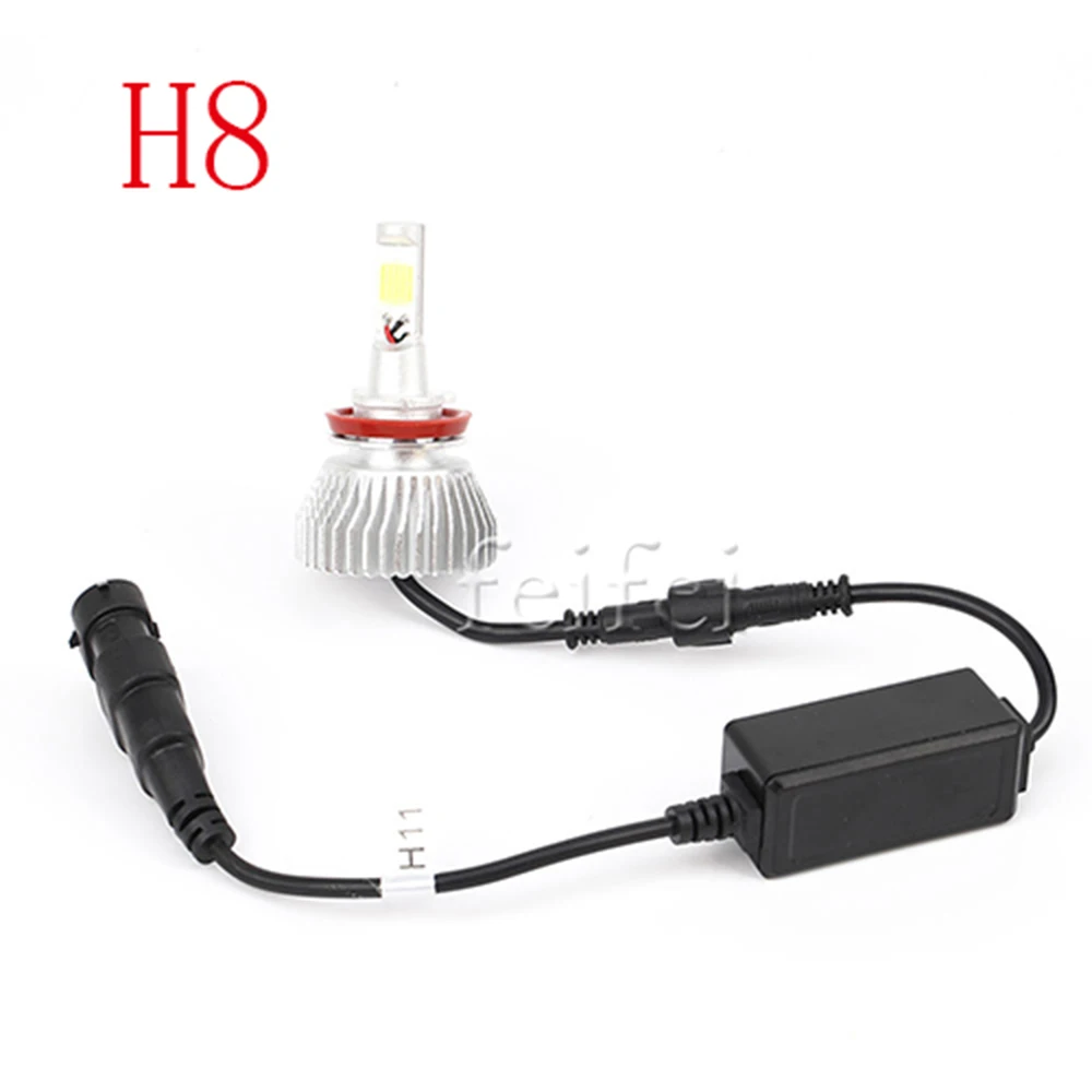 2X LED bulbs for cars 9005 9006 H8 H11 h4 H7 Led H1 Auto Headlight S1 N1 60W 8000LM 12V 6000K Lamp All In One COB Bulbs auto | Автомобили