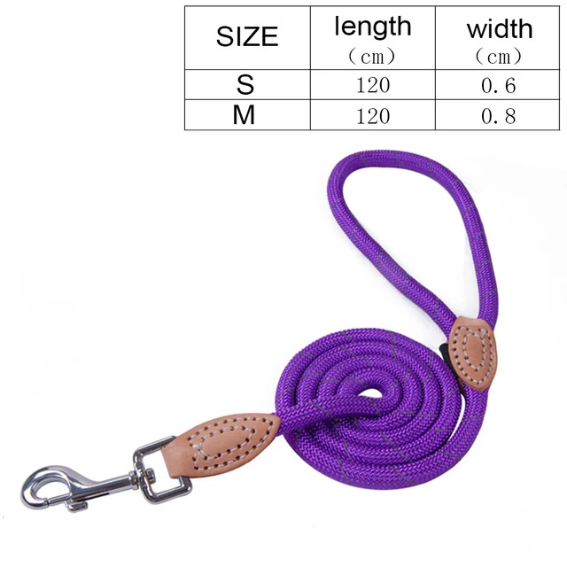 purple-py0238 Поводок для собак, Светоотражающий Поводок для собак, ошейник, набор для маленьких питомцев, поводок для чихуахуа, кота, поводок для щенка, Прочные Ремни, товары для домашних животных py0237 - Цвет: purple-py0238