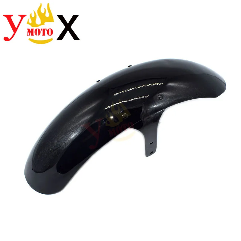 Черный мотоциклетный стальной передний брызговик Refit 16 дюймов грязезащитные