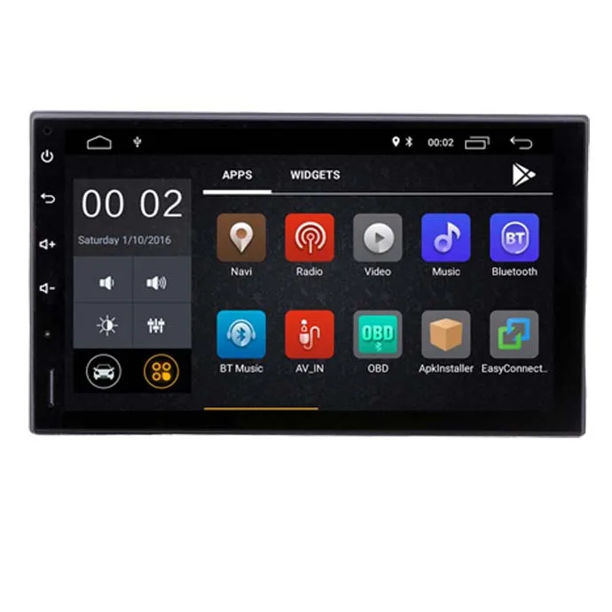 Автомагнитола на Android 8 1 7 дюймов 2din DVD 1024x600 GPS навигация Bluetooth USB 2 din универсальная
