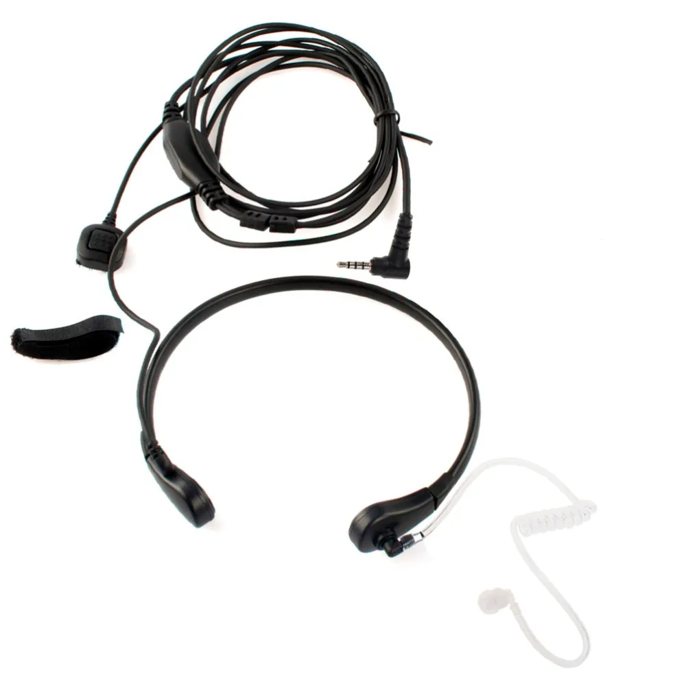 10 шт. горловой микрофон скрытая Акустическая трубка наушники гарнитура для Vertex