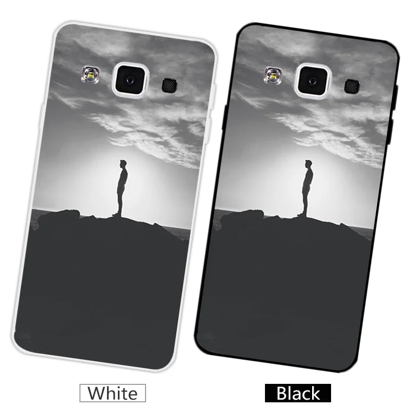 For Samsung Galaxy A5 A500 A500F A5000 Luxury Phone Case Soft Silicon Black Back Matte Cover for Samsung A5 Funny Cat Capa - Цвет: 15