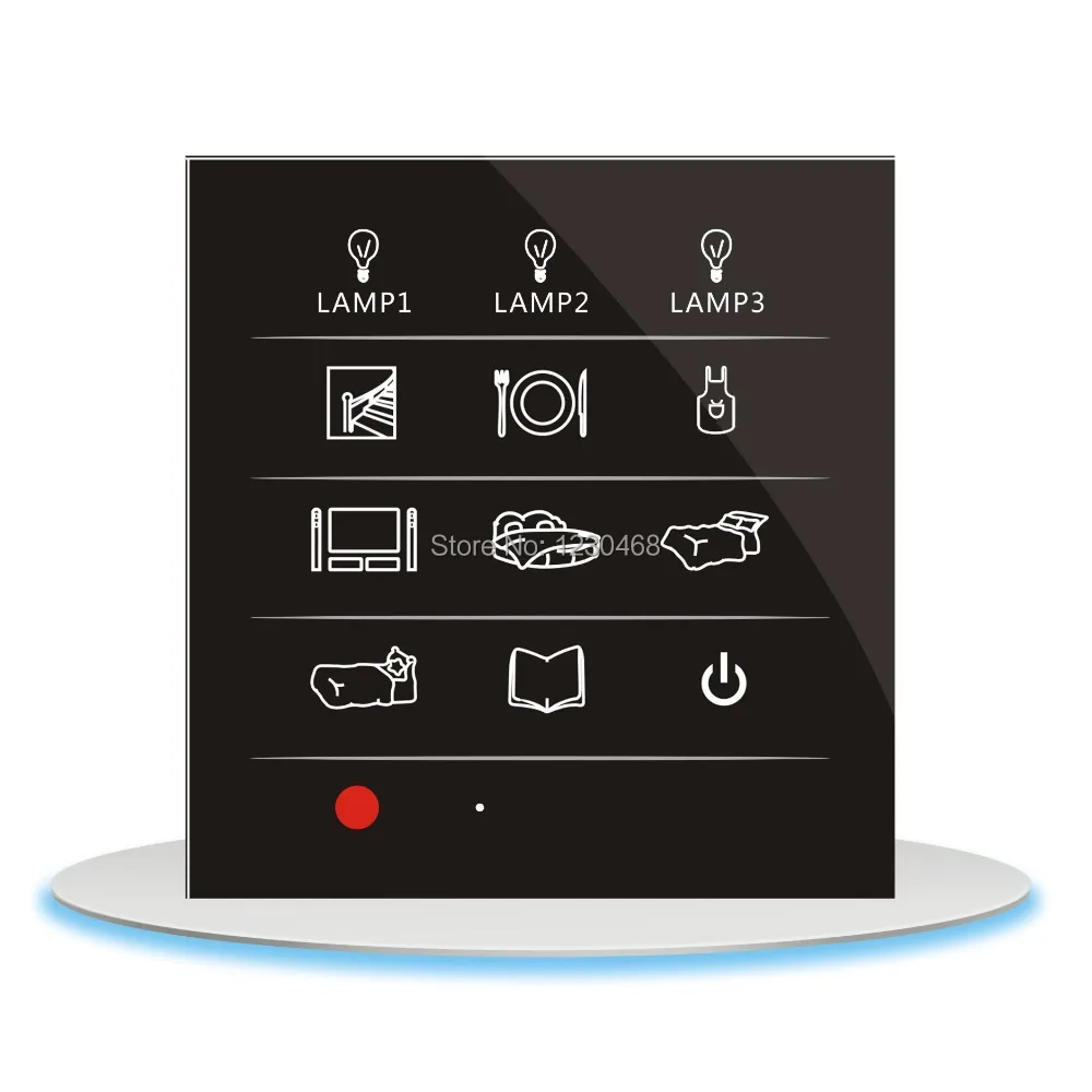 Настенный выключатель для умного дома сенсорный экран дистанционное управление