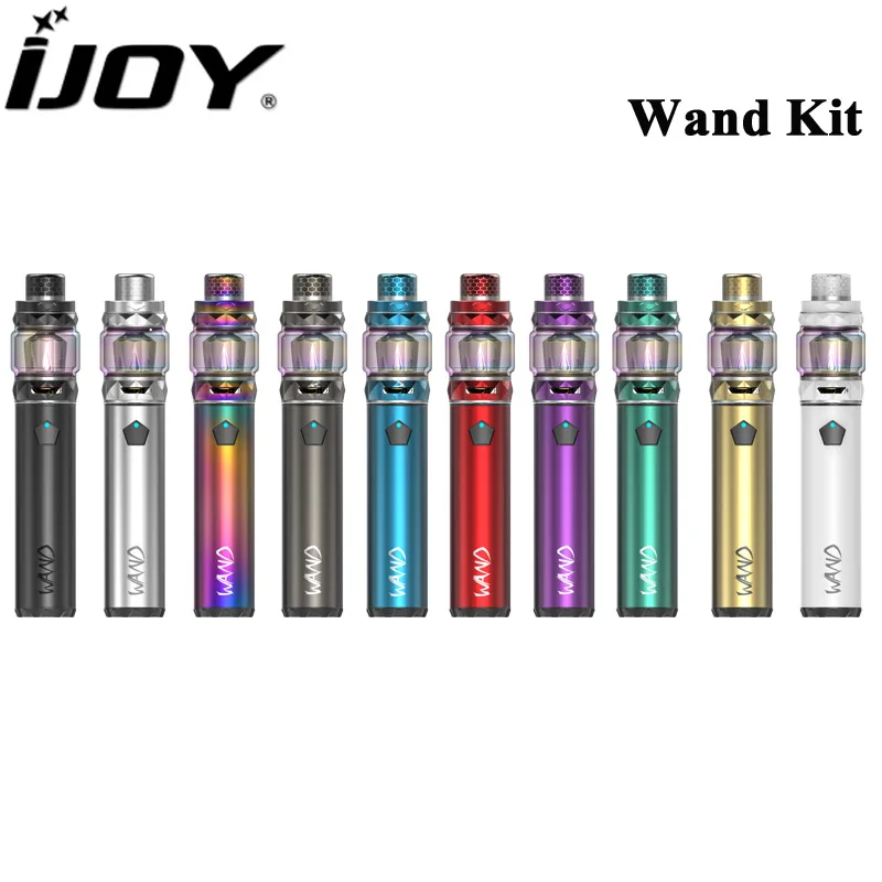 Оригинальный IJOY Wand 100 Вт набор 2600 мАч аккумулятор 5 мл Diamond Subohm Tank IWEPAL чип