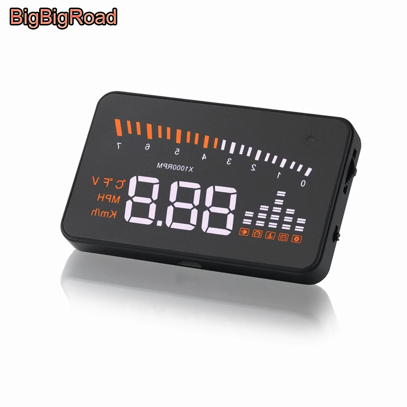Проектор лобового стекла BigBigRoad OBD2 для Renault Laguna Megane II 1 2 3 4|Проекционный дисплей| |