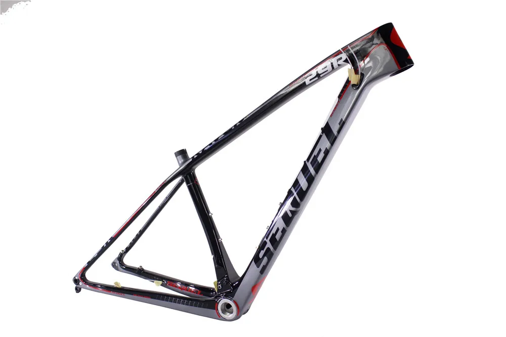 Цвет: желтый T1000 карбоновая mtb рама 29er карбоновая рама для горного велосипеда углеродная рама для горного велосипеда бренд SEQUEL - Цвет: Цвет: желтый