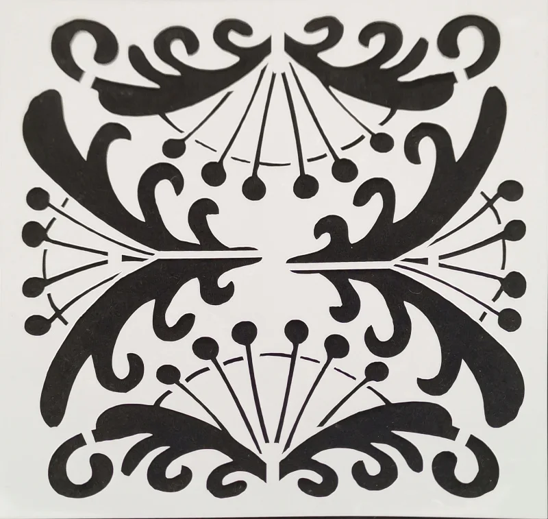 

15*15 Vintage flower Layering Stencils Spray stencil DIY Scrapbook photo album Decorative Embossing DIY Card Crafts