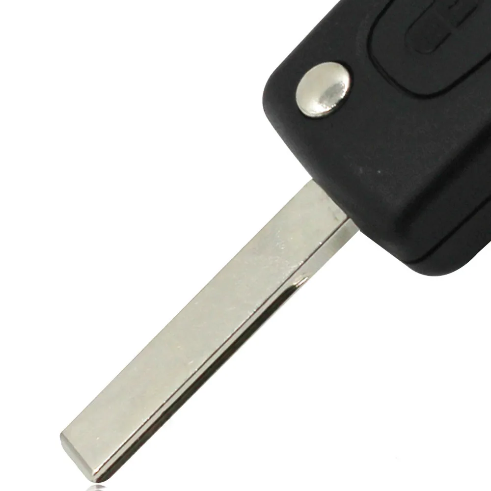 Новый раскладной чехол для ключей с 2 кнопками PEUGEOT 307 308 107 207 407 408 пазом CE0523|key shell