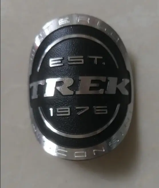 JS-CTB-TREK Сплав головы значок наклейки для BMX велосипед MTB велосипед рама фиксированной шестерни трубки - Цвет: JS-CTB-TREK